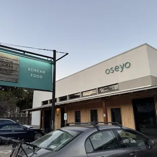 outside