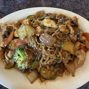 Yaki Soba with Chicken