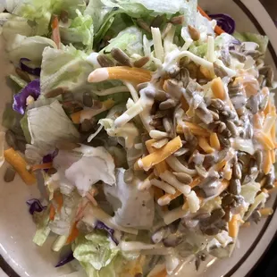 My salad bar pickin's