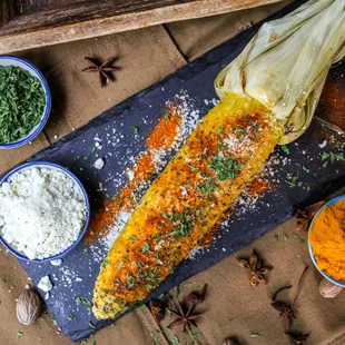 corn on the cob with spices