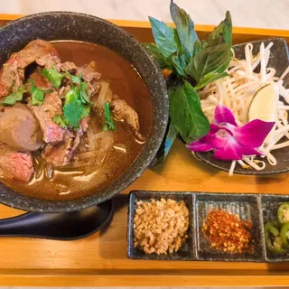 Mala boat noodle soup