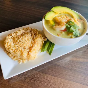 Green curry avocado