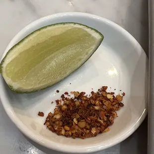 Nice touch of lime and chili