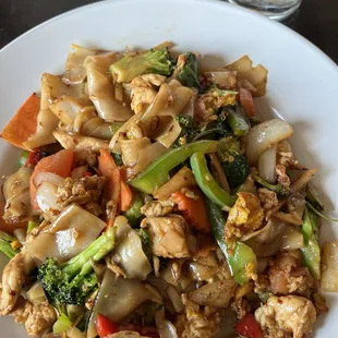 Drunken Noodles with chicken