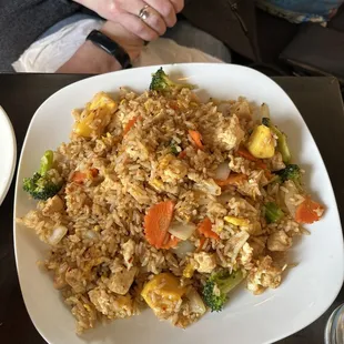 Mango Fried Rice with tofu
