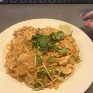 Chicken Pad Thai Noodles