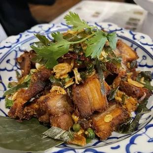 Deep fried pork appetizer