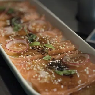 Salmon Carpaccio