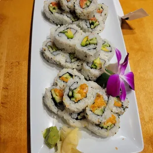 Veggie Sushi Plate