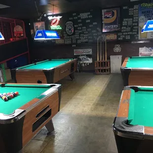 pool tables