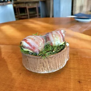 Cured Pork Belly Wrapped