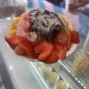 delicious authentic salvadoran shaved ice