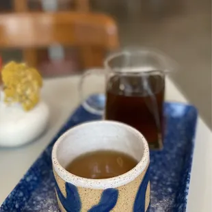 Peppermint Tea with Raw Honey