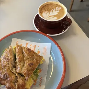 Salmon Focaccia Sandwich