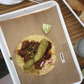 Brisket Burnt End Taco
