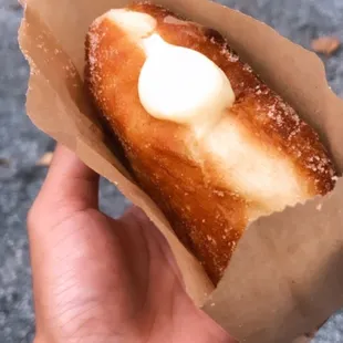 Vanilla creme donut