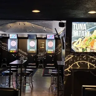 Inside da bar.