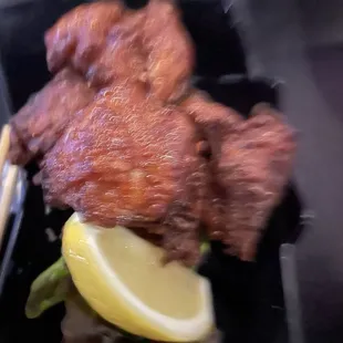 a plate of food
