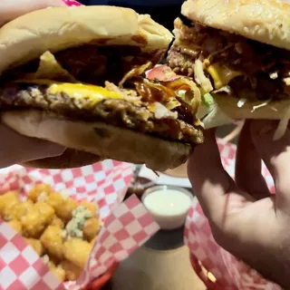 Vegan Western Cheeseburger