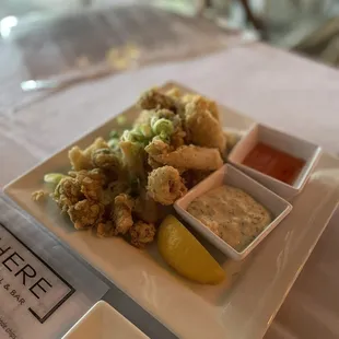 Calamari appetizer