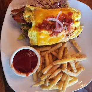Scramble Egg Open Face Sandwich