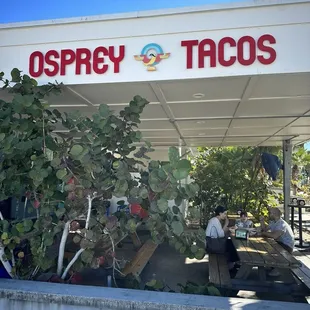 Patio and lovely landscaping