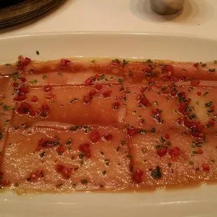 Yellowtail Carpaccio