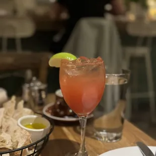 Strawberry something cocktail not that special but decent enough to start with