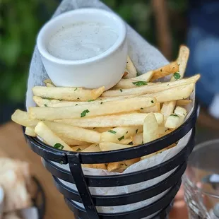 Truffle Fries with Truffle Aioli