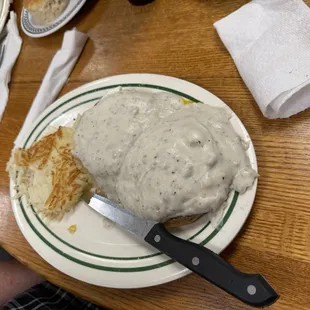 Country eggs Benedict