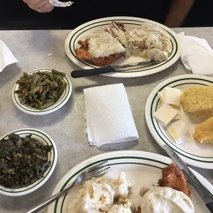 Smothered Country Fried Chicken