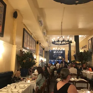 people dining in a restaurant