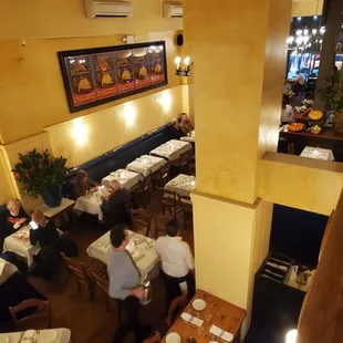 a view of the dining room