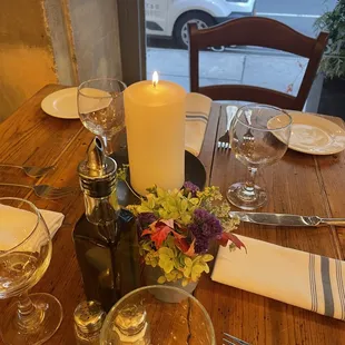 Front table at Osteria al Doge