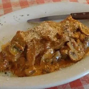 Chicken Cacciatore. So creamy!