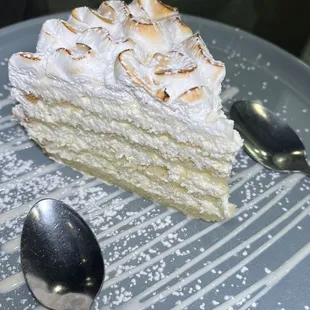  a slice of cake on a plate