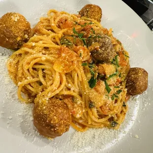 Meatball pasta