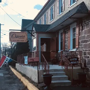 Outside