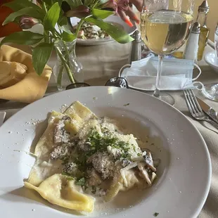 Ravioli and Riesling