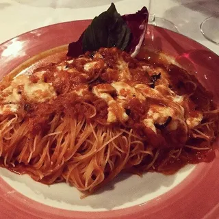 Capellini d-Angelo al Pomodoro e Basilico**