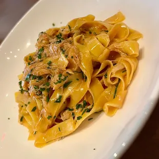 Crab pappardelle