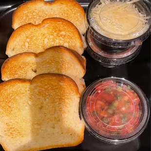 Osteria Bruschetta with a lot of bread