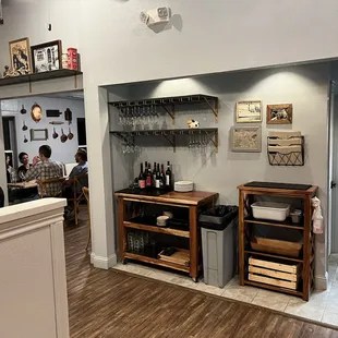 Inside of the restaurant