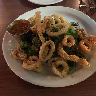 Calamari appetizer
