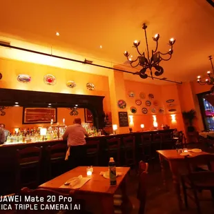 the interior of a restaurant