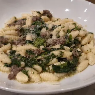 Cavatelli with Lamb Sausage & Rabe