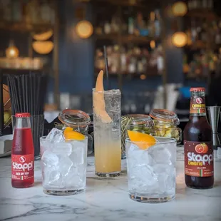 Some of our NA beverages