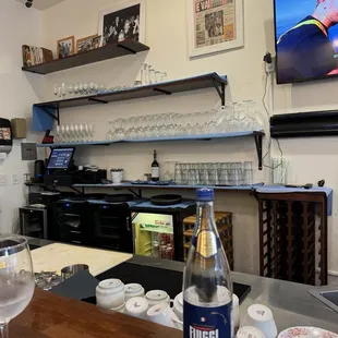 View from my seat at the bar