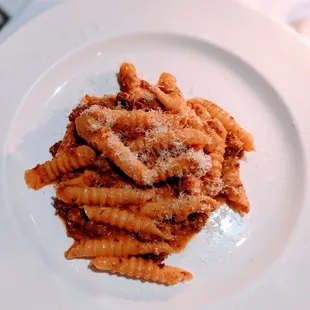 Garganelli with ragù Bolognese