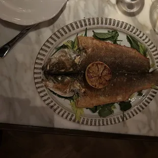 Whole Branzino